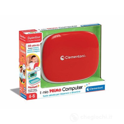 Clementoni 17679 SapientinoIl Mio Primo Computer educativo interattivo per Bambini con 30 attività
