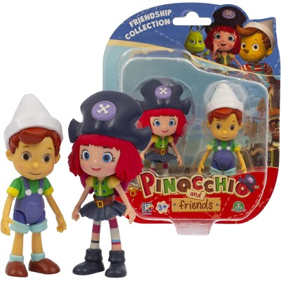 Giochi Preziosi PNH02200 Pinocchio - Blister Doppio Pinocchio E Freeda 9 Cm E Accessori