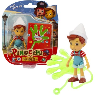Giochi Preziosi PNH00200 Pinocchio - Personaggio Singolo Pinocchio 9 Cm Con La Manina Appiccicosa