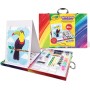 Crayola 04-1169 Valigetta con Cavalletto Dipingi & Crea con 65 Pezzi