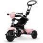 Triciclo 4in1 con Maniglione Direzionabile e Cappottina Parasole 7811 Pink