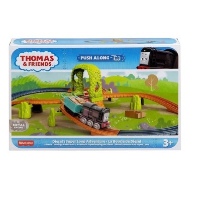 Fisher Price HDY85 Thomas & Friends Push Along set: Diesel's Super Loop Adventure