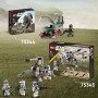 LEGO Star Wars 75345 Battle Pack Clone Troopers Legione 501 con Cannone Giocattolo Anticarro AV-7 e Shooter più 4 minifigure