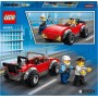 LEGO City 60392 Inseguimento sulla Moto della Polizia con Modello di Auto da Corsa e 2 Minifigure