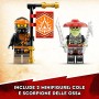 Lego Ninjago 71782 Drago di Terra di Cole Evolution Drago Potenziabile con Figura di Scorpione da Battaglia e 2 Minifigure
