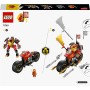 LEGO NINJAGO 71783 Mech Rider di Kai EVOLUTION Moto Ninja Potenziabile con Action Figure e 2 Minifigure