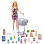 Mattel GTK94 Barbie Shopping Time con Carrello Spesa e Accessori