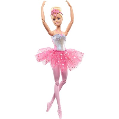 Mattel HLC25 Barbie Dreamtopia Luci Scintillanti ballerina con luci, coroncina e tutù rosa