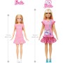 Mattel HLL19 Barbie La Mia Prima Bambola Alta 34 cm con Busto Morbido e Arti snodati, Accessori e Cucciolo