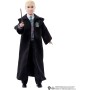 Mattel HMF35 Harry Potter - Draco Malfoy con uniforme di Hogwarts Casa Serpeverde e la sua bacchetta