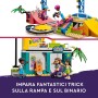 LEGO Friends 41751 Skate Park Set con Rampa da Skateboard Monopattino e Sedia a Rotelle