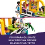 LEGO Friends 41751 Skate Park Set con Rampa da Skateboard Monopattino e Sedia a Rotelle