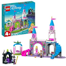 LEGO Disney Princess 43211 Il Castello di Aurora con Mini Bamboline della Bella Addormentata, del Principe Filippo e Malefica