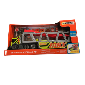 Mattel GNM89 Matchbox MBX Construction Hauler con 8 accessori
