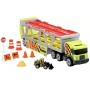 Mattel GNM89 Matchbox MBX Construction Hauler con 8 accessori