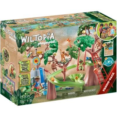 Playmobil Wiltopia 71142 Parco Giochi nella Giungla, per Grandi e Piccoli esploratori
