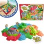 Goliath 924254 Super Sand Dino World playset preistorico con sabbia colorata che non sporca e non secca