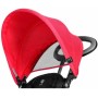 Triciclo Qplay Cosy 4in1 con Maniglione Direzionabile e Cappottina Parasole 8811 Rosso