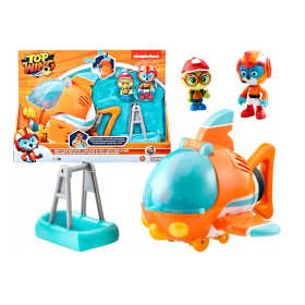 Hasbro E5278 Top Wing - Aeroplano di Salvataggio di Swift con Personaggio