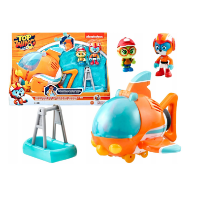 Hasbro E5278 Top Wing - Aeroplano di Salvataggio di Swift con Personaggio