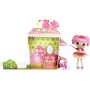 Lalaloopsy Jewel Sparkles 33cm con gatto persiano Bambola principessa con vestito rosa e scarpe