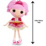 Lalaloopsy Jewel Sparkles 33cm con gatto persiano Bambola principessa con vestito rosa e scarpe