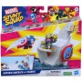 Hasbro ‎F7059 Marvel Stunt Squad Tower Smash con Captain America e Thanos
