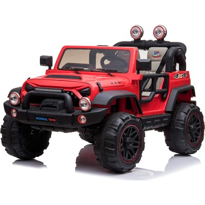 Auto Elettrica Macchina Per Bambini 2 Posti Maxi Fuoristrada 12V con Telecomando MT-018