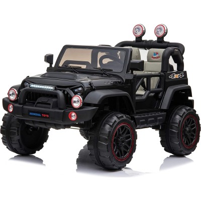Auto Elettrica Macchina Per Bambini 2 Posti Maxi Fuoristrada 12V con Telecomando MT-018