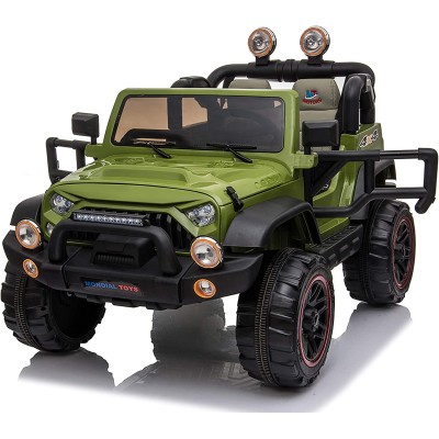 Auto Elettrica Macchina Per Bambini 2 Posti Maxi Fuoristrada 12V con Telecomando MT-018