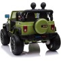 Auto Elettrica Macchina Per Bambini 2 Posti Maxi Fuoristrada 12V con Telecomando Ruote in Gomma
