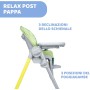 Chicco 07956567 Seggiolone Pappa Polly Easy Evolutivo Reclinabile Altezza Regolabile Chiusura Compatta - Crocodile Verde