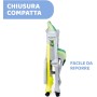 Chicco 07956567 Seggiolone Pappa Polly Easy Evolutivo Reclinabile Altezza Regolabile Chiusura Compatta - Crocodile Verde