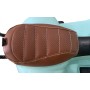 Piaggio Mini Vespa GTS Elettrica per Bambini con Sedile in Pelle Batteria 6Volt