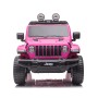 Auto Elettrica Macchina per Bambini 2 Posti Jeep Wrangler Rubicon 12V con Telecomando Tappetini in Omaggio
