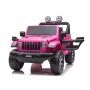 Auto Elettrica Macchina per Bambini 2 Posti Jeep Wrangler Rubicon 12V con Telecomando Tappetini in Omaggio