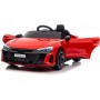 Auto Elettrica Macchina per Bambini 12V Audi RS e-Tron GT Sedile Pelle con Telecomando