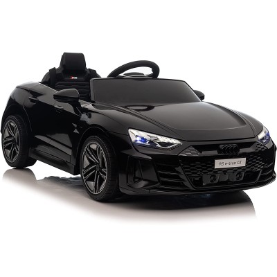 Auto Elettrica Macchina per Bambini 12V Audi RS e-Tron GT Sedile Pelle con Telecomando
