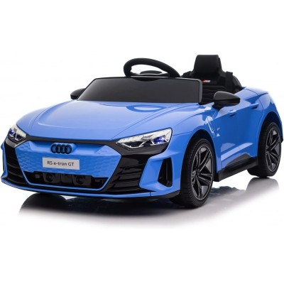 Auto Elettrica Macchina per Bambini 12V Audi RS e-Tron GT Sedile Pelle con Telecomando