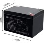 Mondial Toys Batteria al piombo ricaricabile alta capacita' da 12V 10Ah per veicoli elettrici per bambini