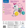 Clementoni 17803 Baby Unicorno Sempre con Me Animale da Tirare interattivo Bambini 6 Mesi Made in Italy