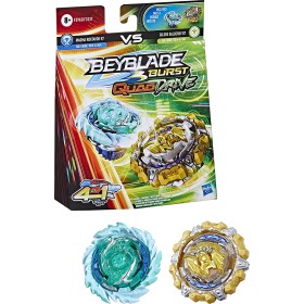 Hasbro F3963 Beyblade Burst Quaddrive Magma Roktavor R7 Y Gilded Balderov B7