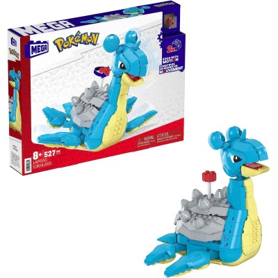MEGA HKT26 Pokémon Lapras da costruire con 527 pezzi e sistema movimento alto 17+ cm