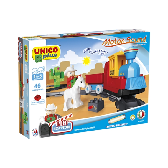 Unicoplus Pista Treno Costruzioni Trenino Far West 8616