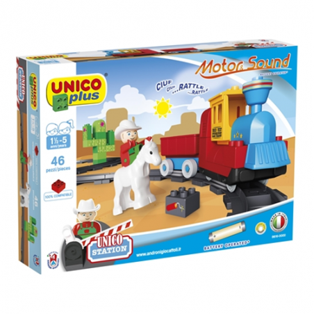 Unicoplus Pista Treno Costruzioni Trenino Far West 8616