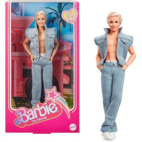 Mattel HRF27 Barbie The Movie ​Ken del Film Barbie da Collezione con Completo di Jeans Coordinato