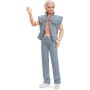 Mattel HRF27 Barbie The Movie ​Ken del Film Barbie da Collezione con Completo di Jeans Coordinato