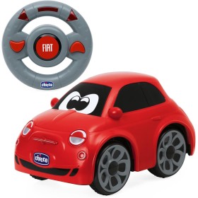 Chicco 00114570 Fiat 500 RC Rosso Auto Sportiva con Telecomando Intuitivo con Suoni e Clacson