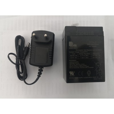 Kit Batteria 6V 4,5Ah + Caricabatterie 6V Vespa GTS