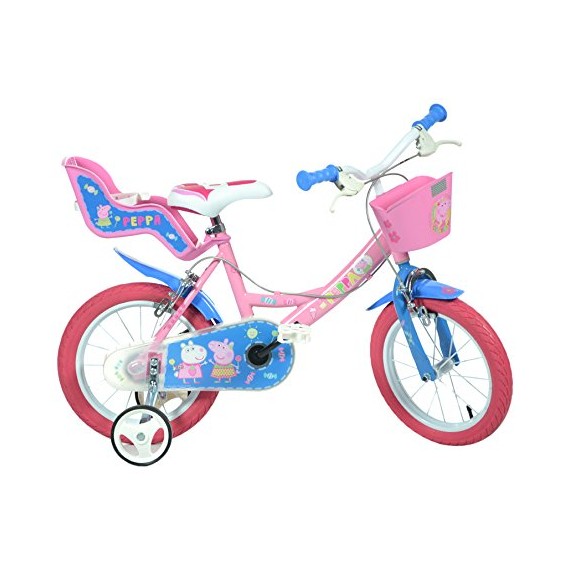 Bicicletta Peppa Pig 14 Rosa Dino Bikes 144R Pig